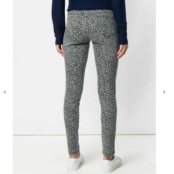 Leopard Print Stretch Denim Izzy Skinny Jeans - Picture 6 of 12